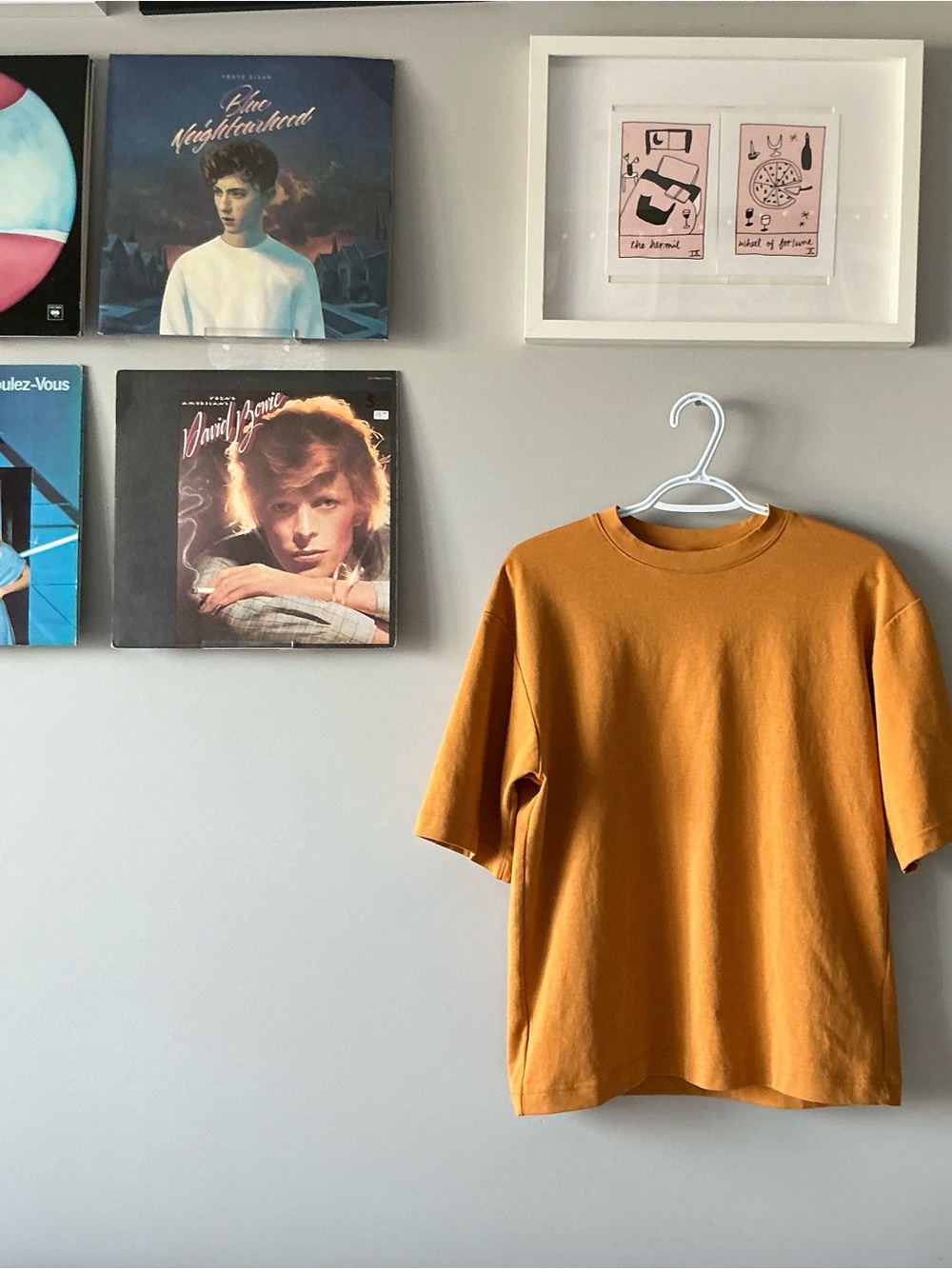 Uniqlo Unisex Oversized Cotton T-Shirt - Mustard